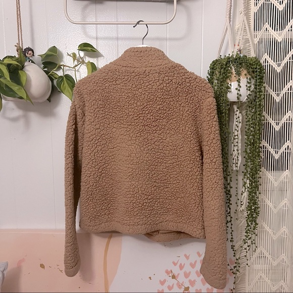 TJ Maxx Jackets & Coats Fluffy Brown Teddy Jacket Poshmark